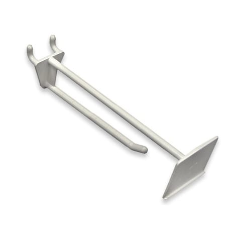 Azar Displays 6" Glass-Filled Nylon Scan Hook: 0.225" Dia., PK50 800016-WHT